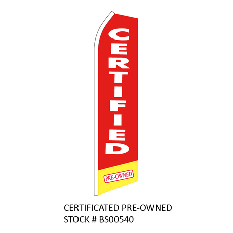 Swooper Flags CERTIFICATED PREOWNED